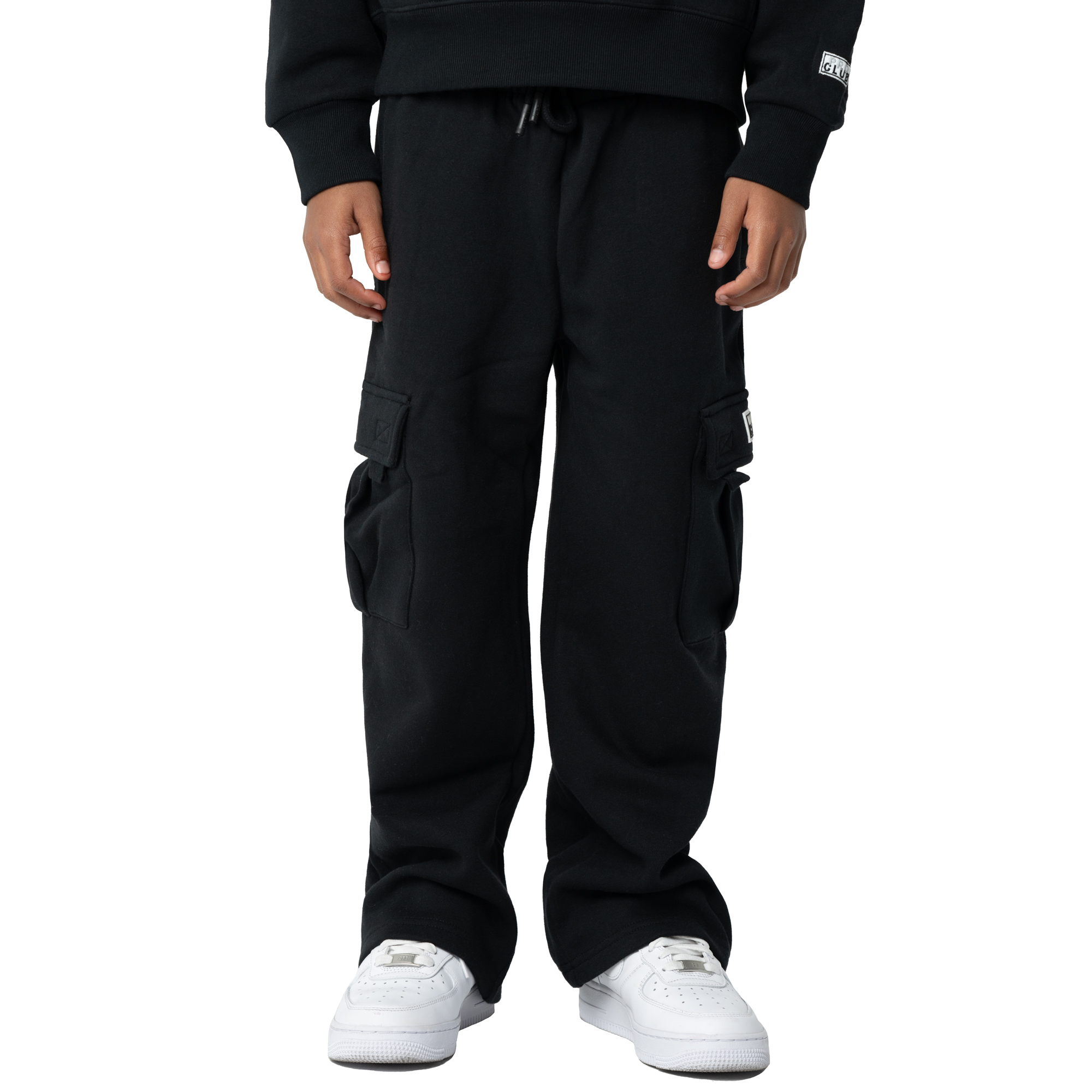 Kid's Relaxed Cargo Sweatpants (image 1 of 4)