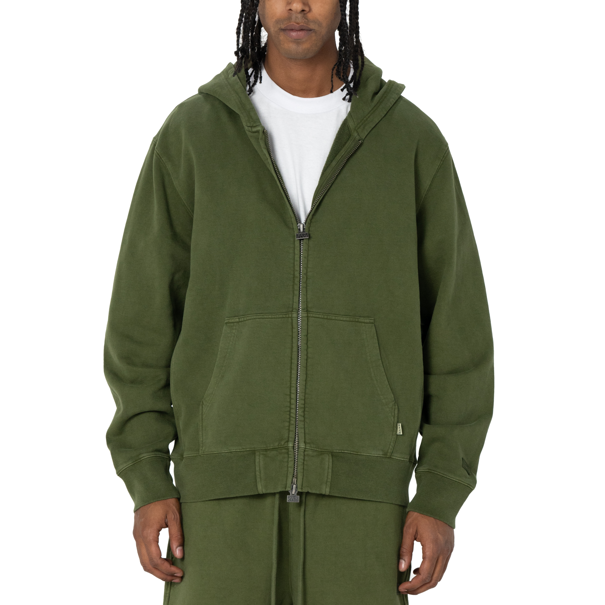 Heavyweight Vintage Wash Zip-Up