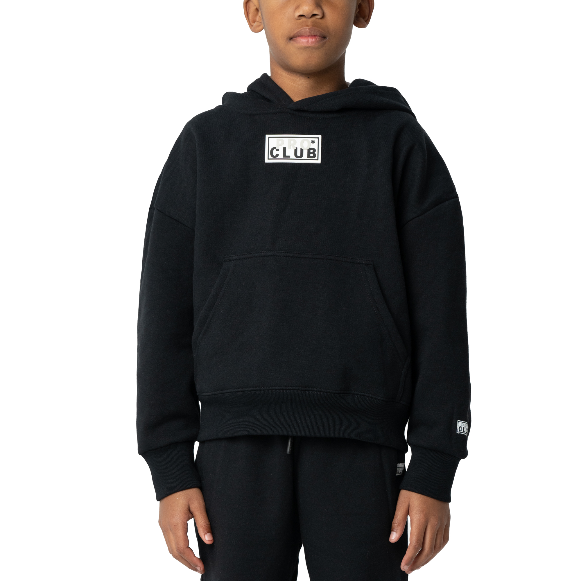 Kid's Box Logo Fleece Hoodie (image 1 of 4)