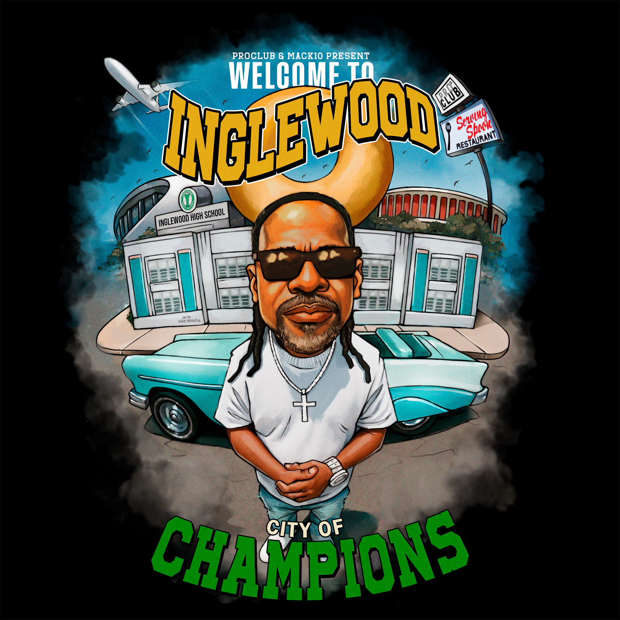 Mack 10 "Inglewood: City of Champions" Tee (image 2 of 2)