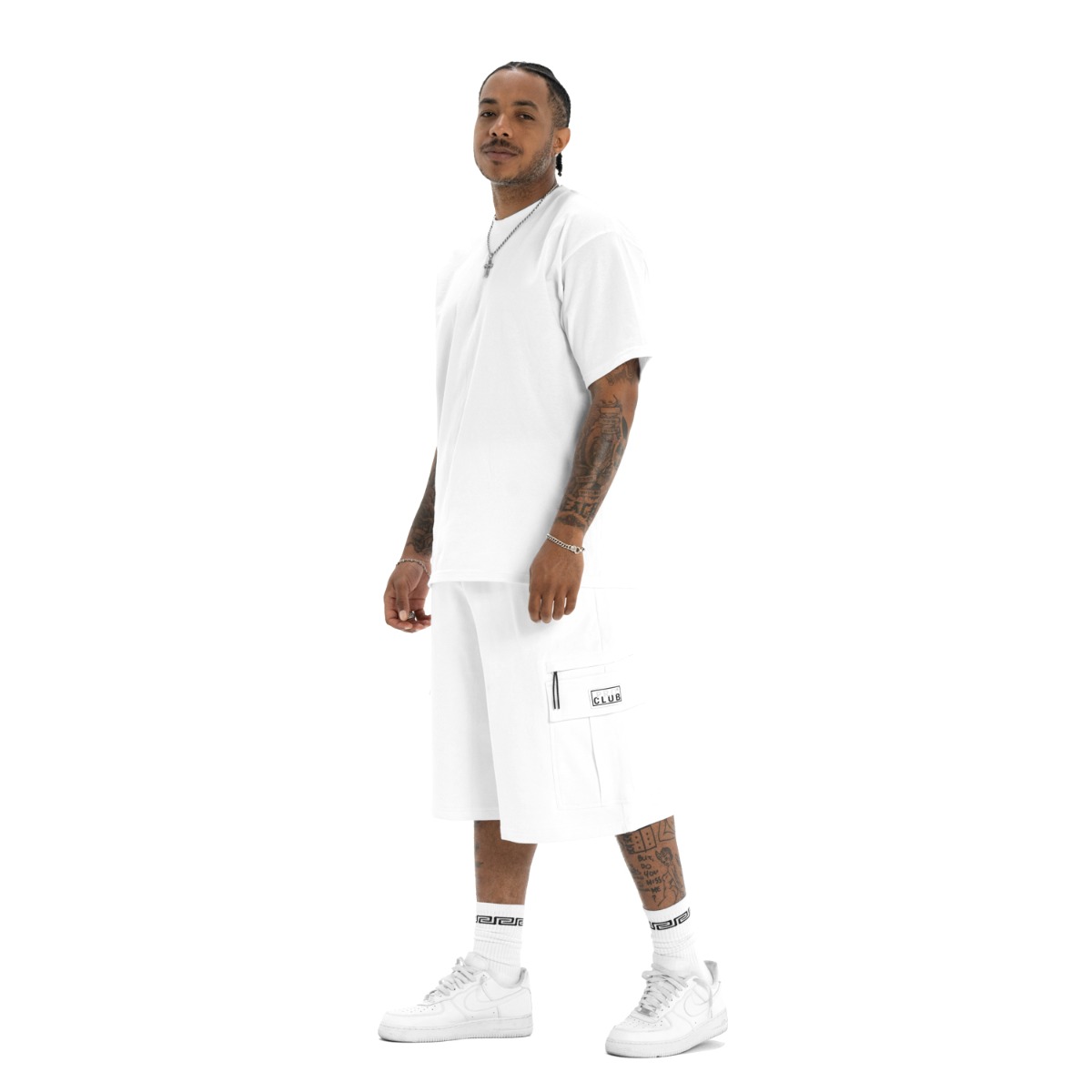 Comfort Oversized French Terry Cargo Short (image 4 of 4)