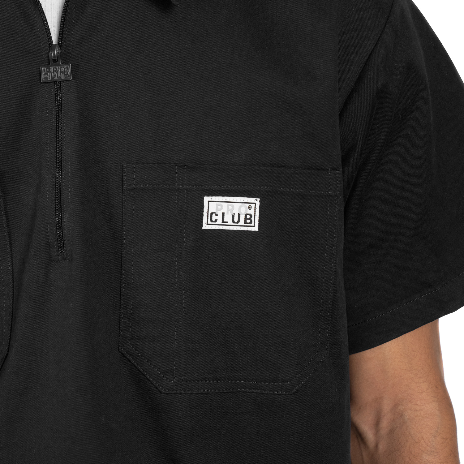 Heavyweight Quarter Zip Work Shirt (image 5 of 5)