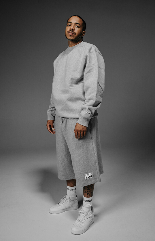 Heavyweight Basic Crewneck Sweater lifestyle photo 1