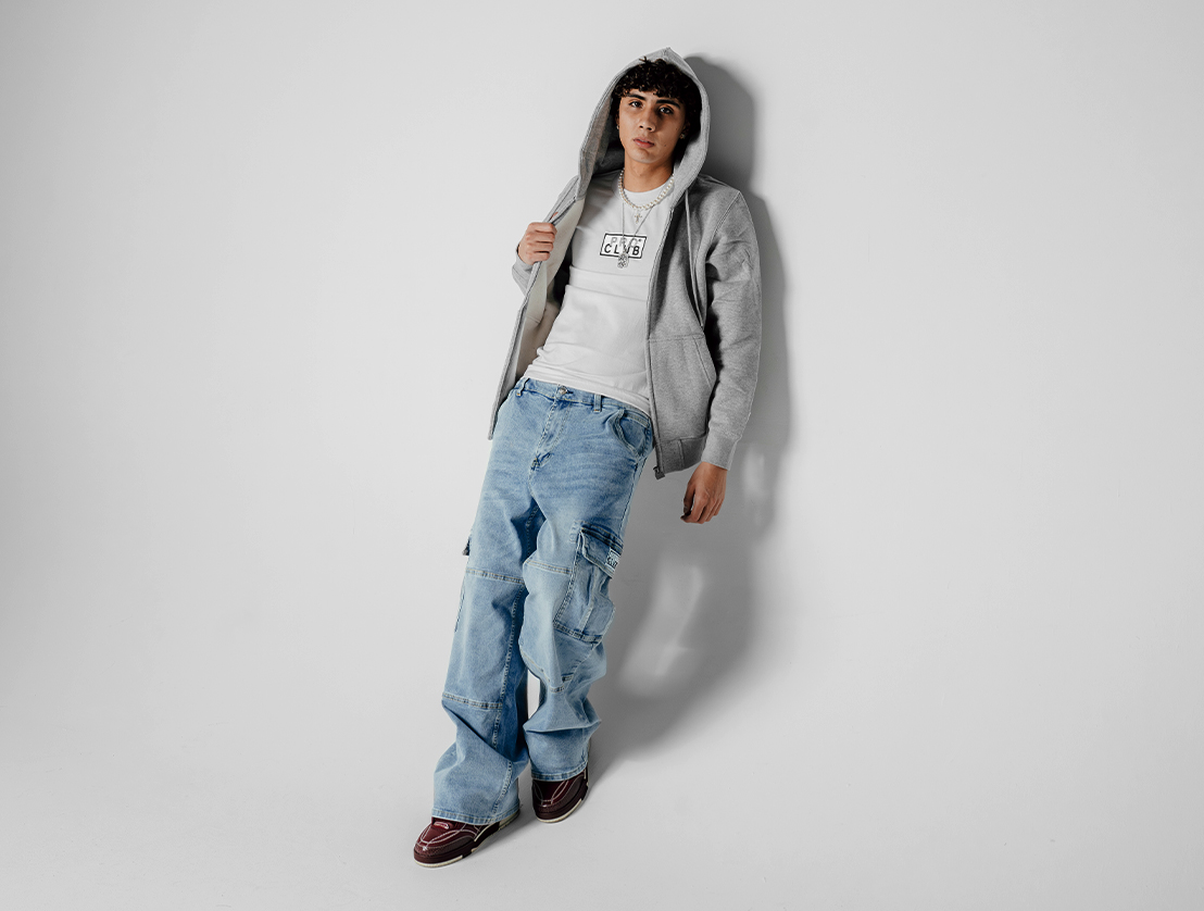 Heavyweight Basic Zip-Up Hoodie lifestyle photo 2