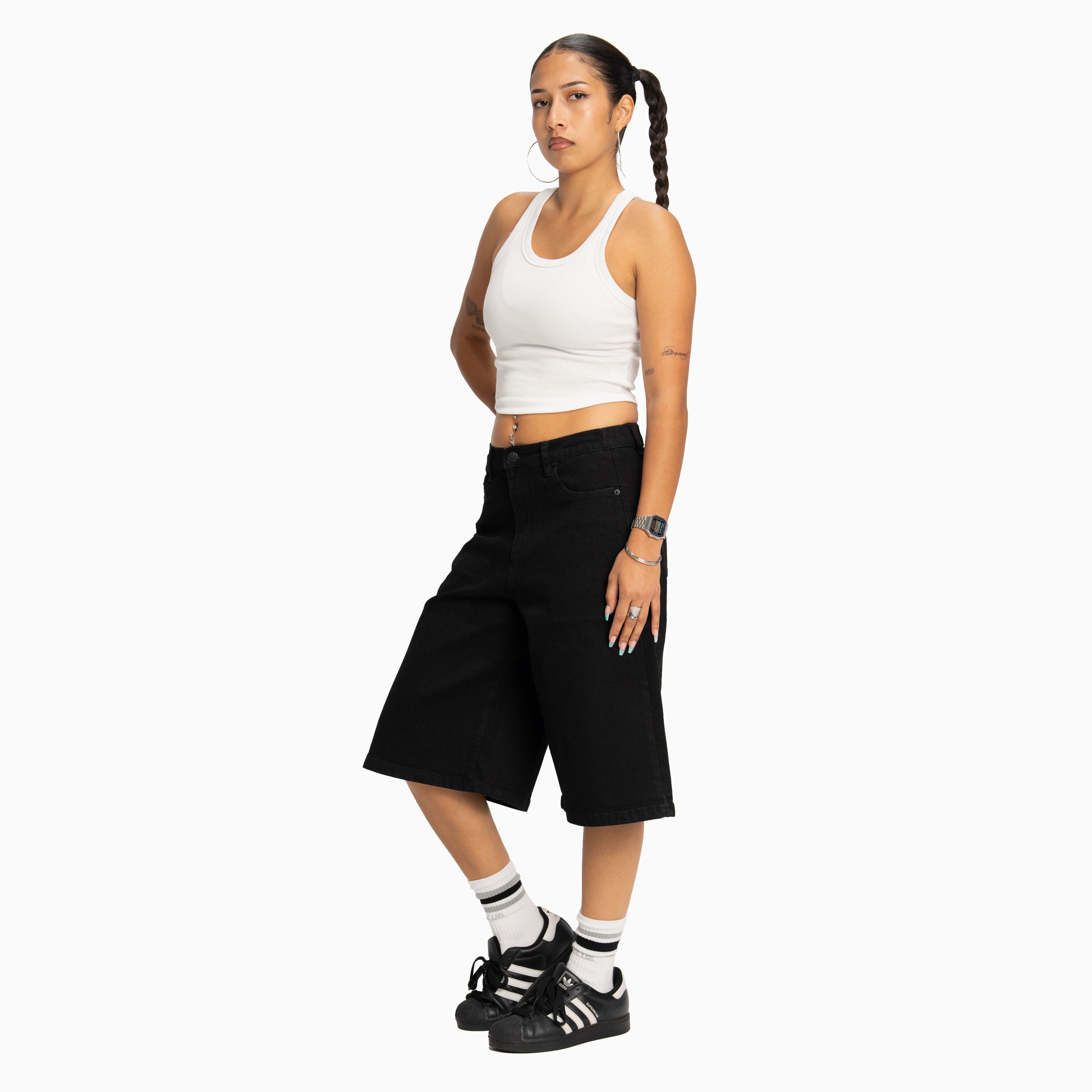 Heavyweight High Rise Denim Jort (image 3 of 5)