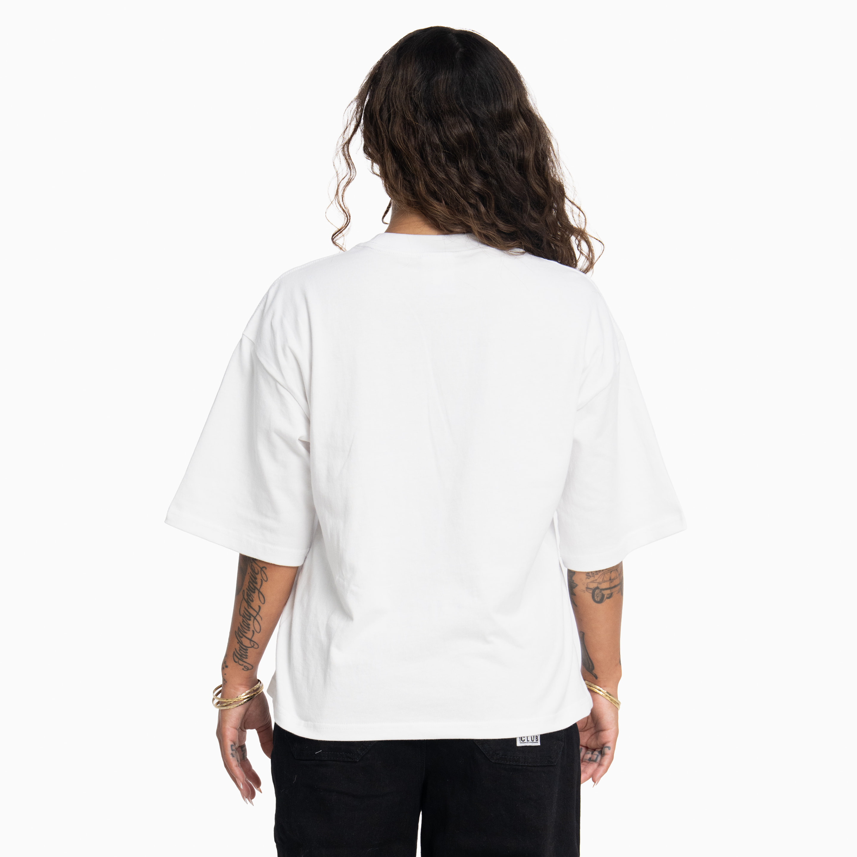 Womens Soft Wide Oversized Tees (image 2 of 4)