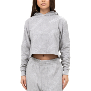 Pro Club Women's Comfort Terry Cloth Cropped Hoodie