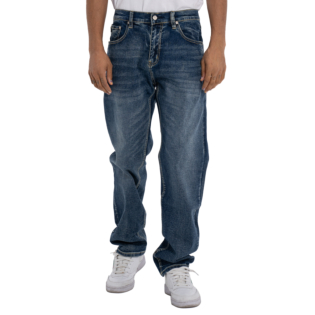 Pro Club Men's Heavyweight Relaxed Fit Denim Cargo Pant