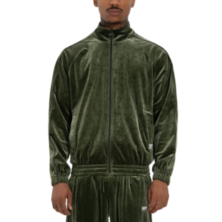 Pro Club Men's Comfort Velour Track Jacket