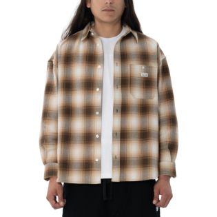 Heavywide Ombre Flannel Shirt