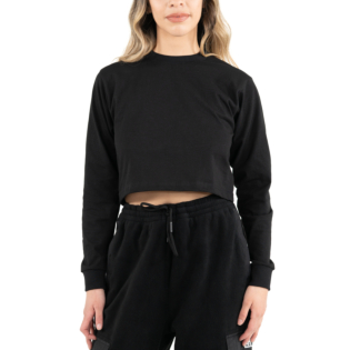 Pro Club Women's Heavyweight Long Sleeve Crop Top