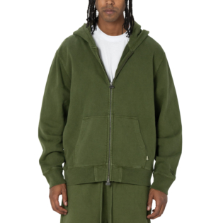 Heavyweight Vintage Wash Zip-Up