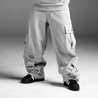 Huf Heavy Wide Open-Leg Multi Pocket Cargo Sweat Pant