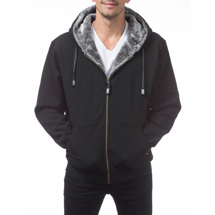 Pro Club Men s Heavyweight Pile Full Zip Hoodie