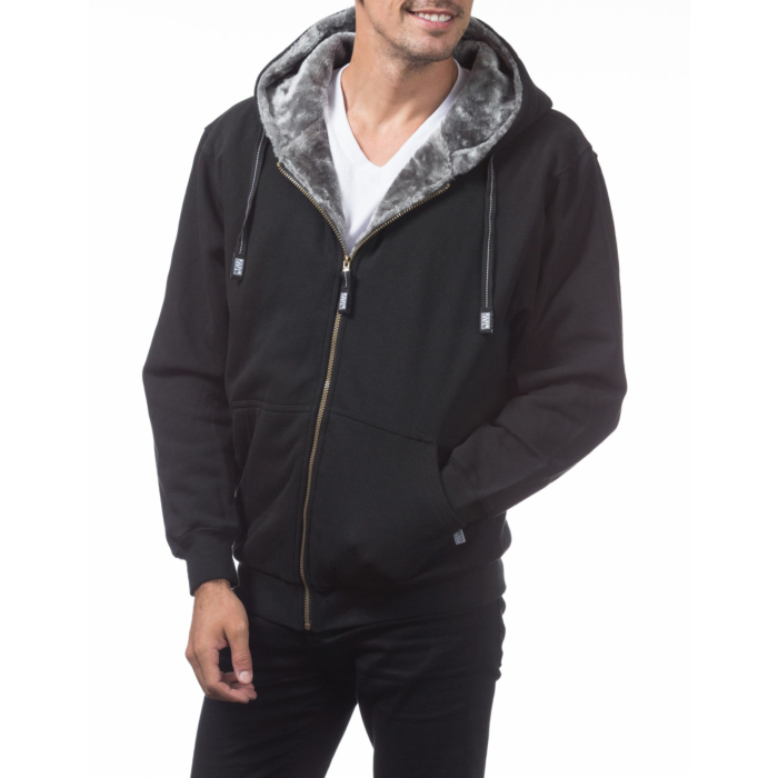 Pro Club Men s Heavyweight Pile Full Zip Hoodie