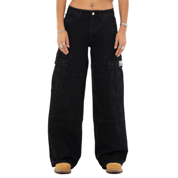 Pro Club Men's Heavyweight Baggy Fit Denim Cargo Pant