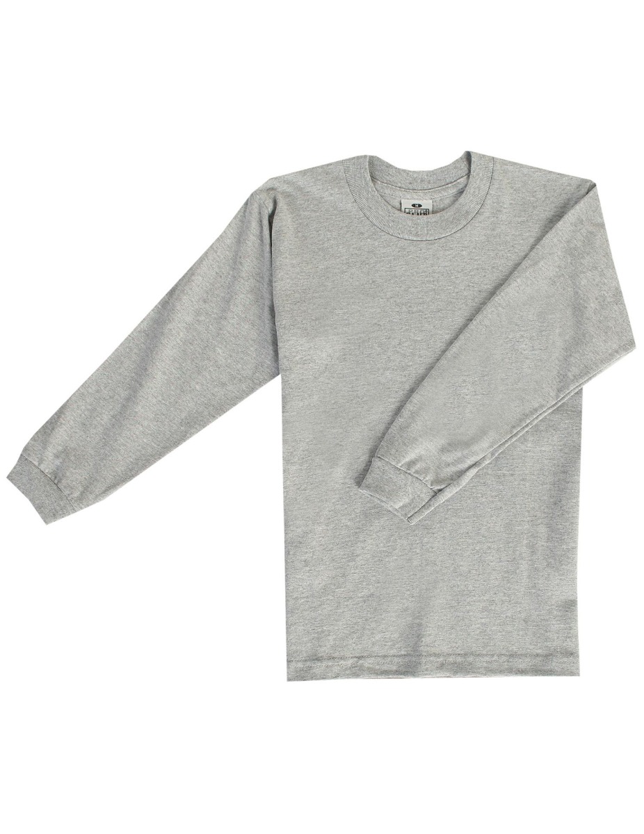 T-shirt Manches Longues Garçon THE CHILDREN'S PLACE - Gris Chiné - Taille L - Coton 100% - Occasion Très Bon état