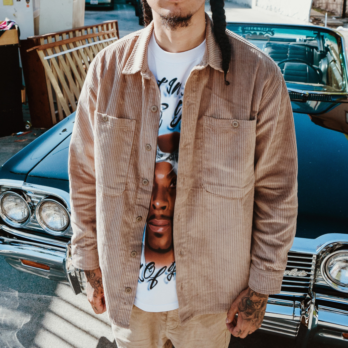 Pro Club Men's Heavyweight Corduroy Overshirt