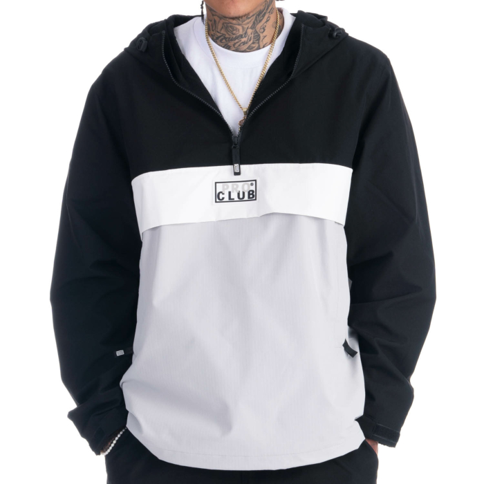 Pro Club Men's Nylon Anorak Pullover Jacket