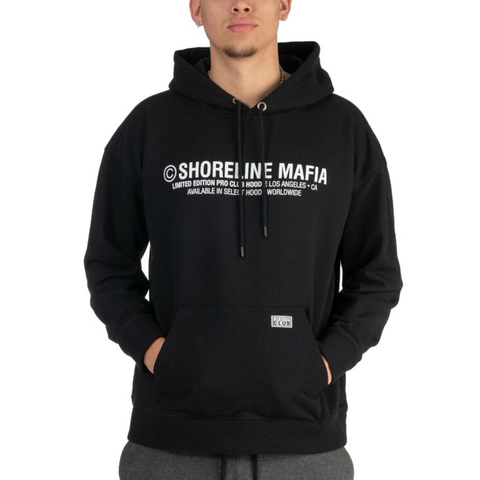 Shoreline Mafia x Pro Club Black Hoodie