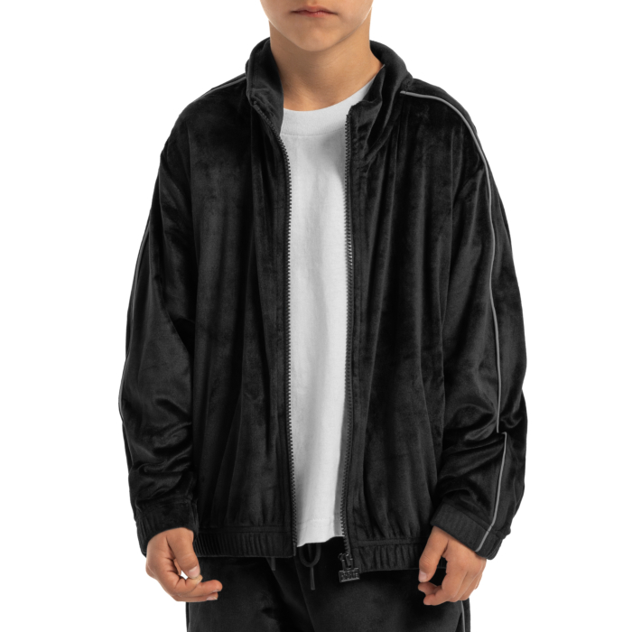 Pro Club Men's Kid's Velour Track Jacket