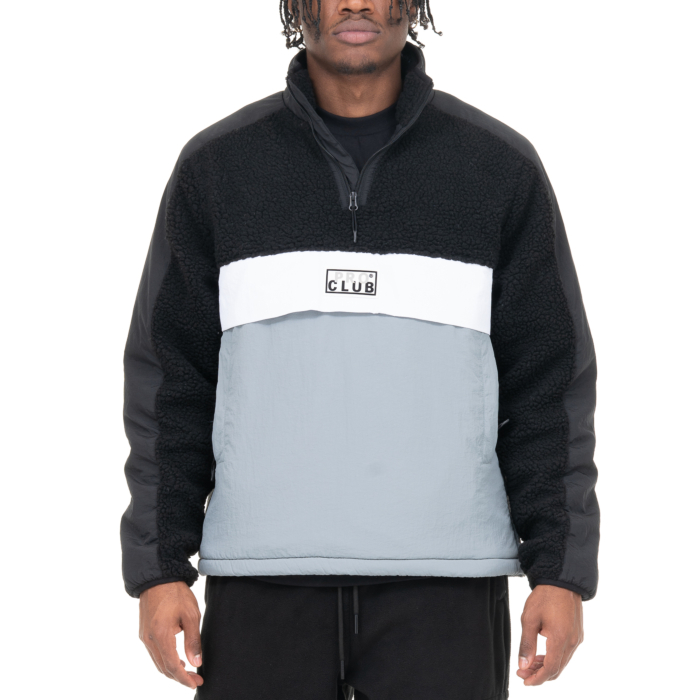 Pro Club Men's Heavyweight Sherpa Quarter Zip Pullover