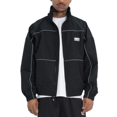 Heavyweight Track Jacket-Black-Small