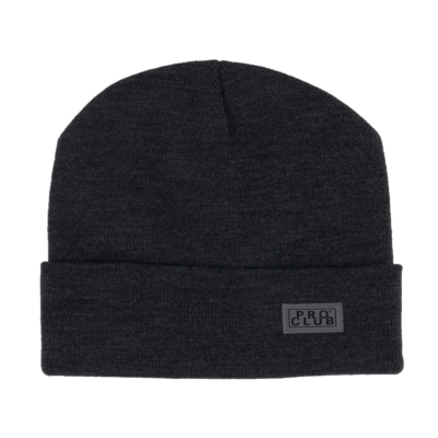 Beanie, Charcoal (Cuffed)