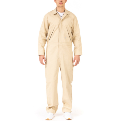 MECHANICS LS COVERALL-Khaki-Small
