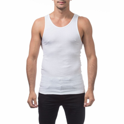 Pro Club Men's Premium Ringspun Cotton Ribbed A-Shirt