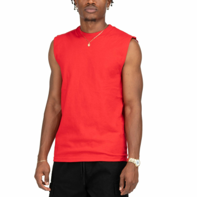 Comfort Muscle Tee-Small-Red