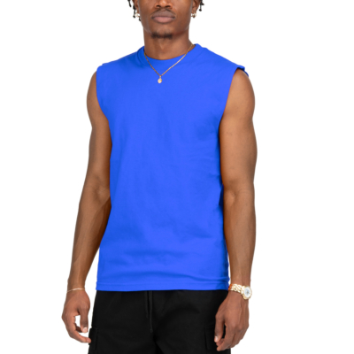 Comfort Muscle Tee-Small-Royal Blue