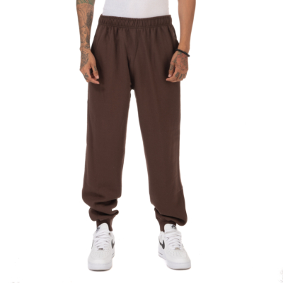 Men&#039;s Jogger Fleece Long Pants-Small-Brown