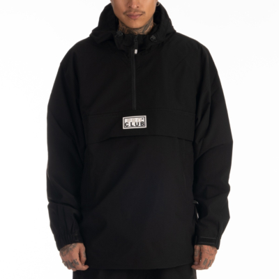 Anorak Jacket, Black, Small