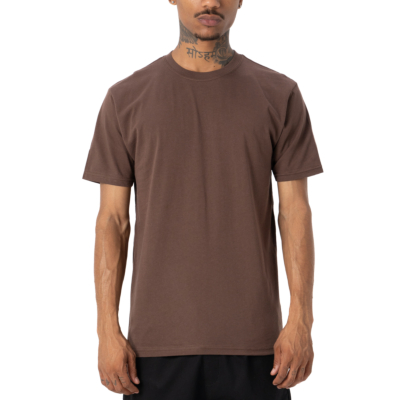 Men's Lightweight Short Sleeve Tee, Brown, Small