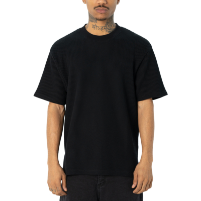 Men&#039;s Heavywide Short Sleeve Thermal Tee-Black-Small