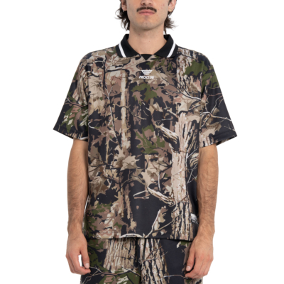 Comfort Polo Soccer Jersey-Tree Camo-Small