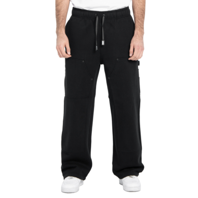 Heavywide Double Knee Carpenter Sweatpant-Black-Small