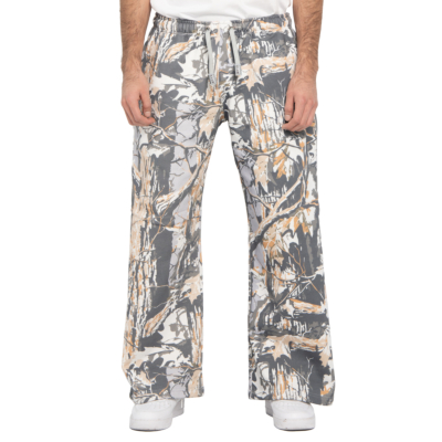Men&#039;s Heavywide Fleece Sweatpant-Snow Tree Camo-Small