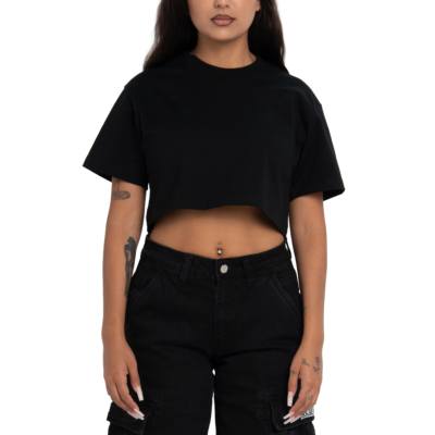 Women’s Heavyweight Stretch Crop Tee