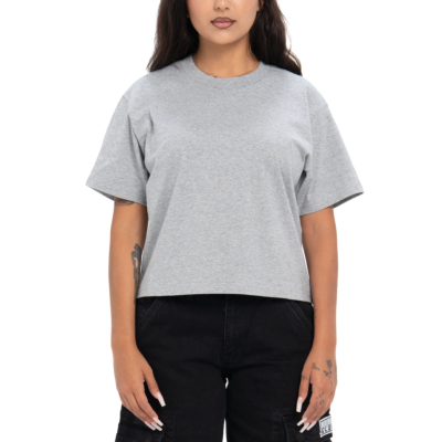 Women&#039;s Heavyweight Short Sleeve Tee-Heather Gray-X-Small 