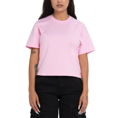 Women&#039;s Heavyweight Short Sleeve Tee-Pink-X-Small 