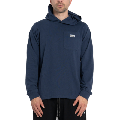 Men&#039;s Heavyweight Jersey Pullover-Navy-Small
