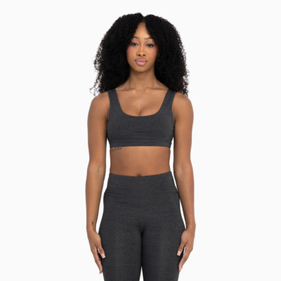 Performance Sports Bra-Charcoal-X-Small 