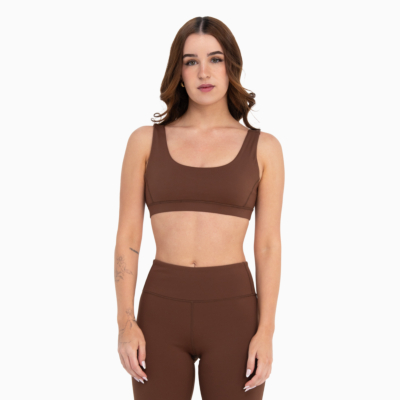 Performance Sports Bra-Choco Brown-X-Small 