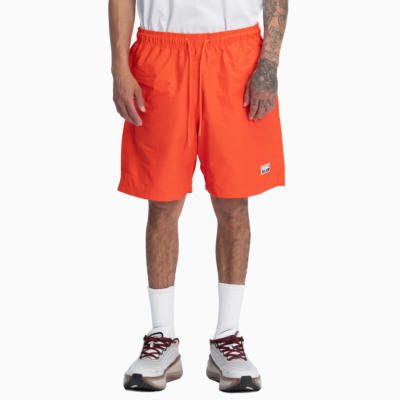 Comfort Cotton/Nylon Swim Short-Cherry-Small