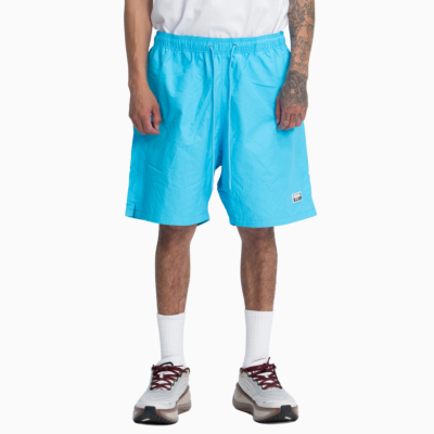 Comfort Cotton/Nylon Swim Short-Blue Atoll-Small