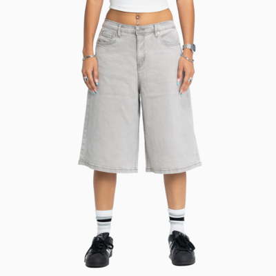 Heavyweight High Rise Denim Jort