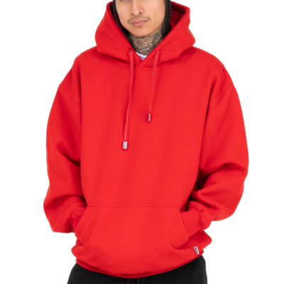 Pro Club Men's Heavyweight Pullover Hoodie (13oz), Red