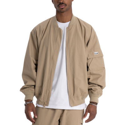 Men&#039;s Comfort Bomber Jacket-Khaki-Small